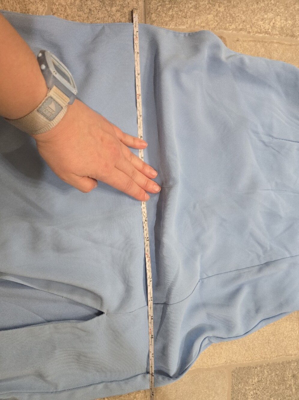 Abercrombie And Fitch XS Light Blue Tie-Front Cinch Summer Resort Midi Dress 2 4 - Picture 12 of 14